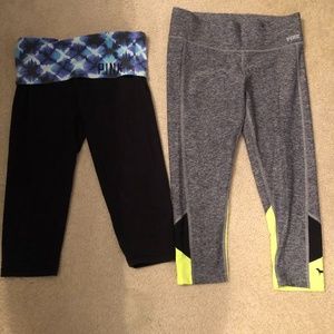 Victoria Secret Pink carpi leggings